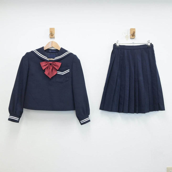 中古制服】岡山県 総社西中学校 女子制服 4点（セーラー服・ベスト・スカート）sf017042【リサイクル学生服】 | 中古制服通販パレイド