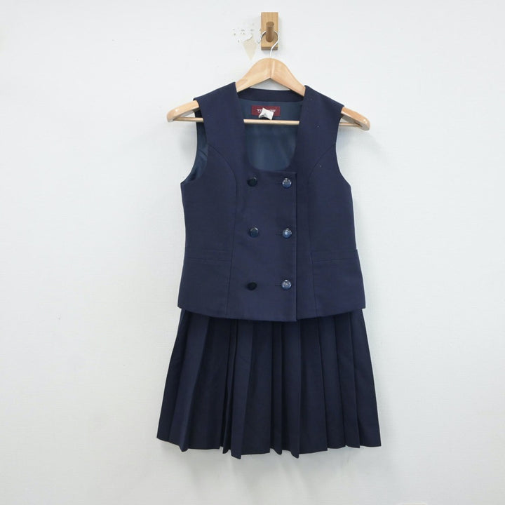 中古制服】岡山県 総社西中学校 女子制服 4点（セーラー服・ベスト・スカート）sf017042【リサイクル学生服】 | 中古制服通販パレイド