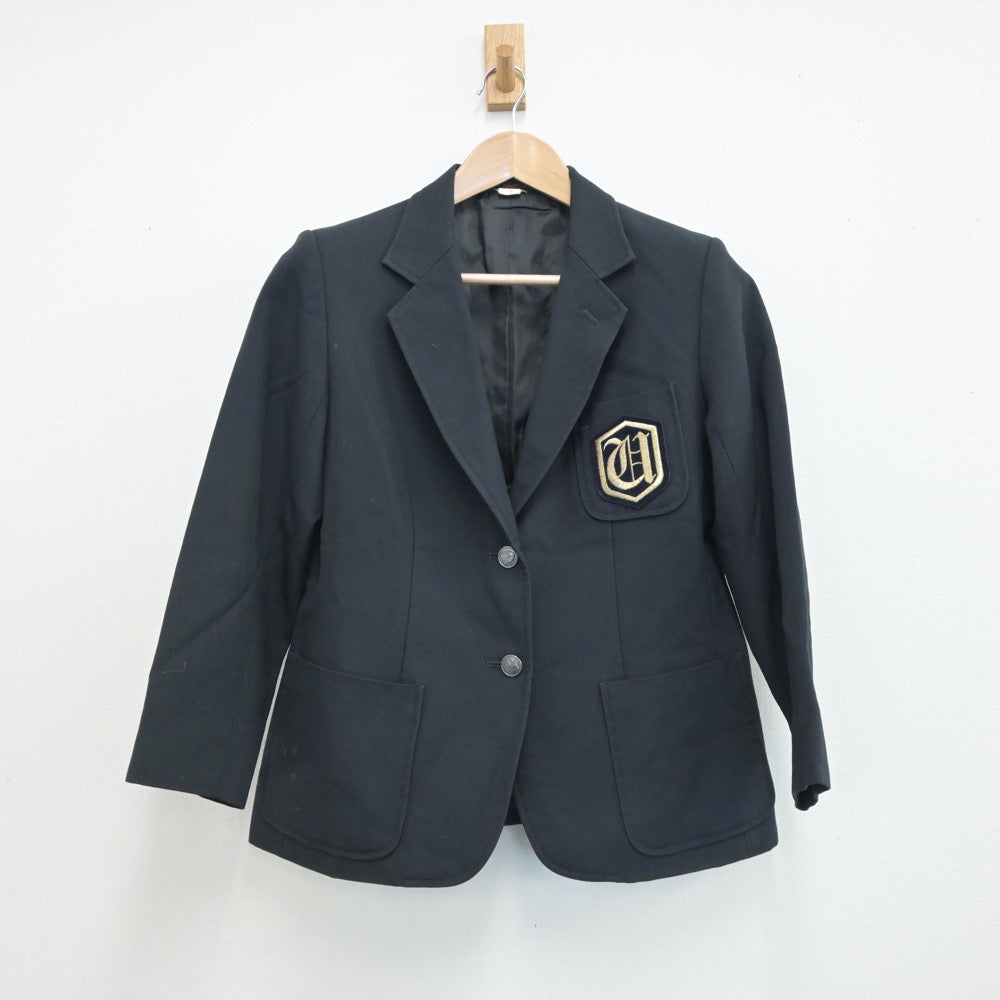 【中古】茨城県 牛久高等学校 女子制服 4点（ブレザー・スカート）sf017046