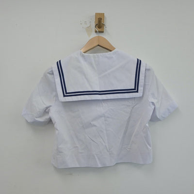 【中古】沖縄県 安岡中学校 女子制服 2点（セーラー服）sf017048