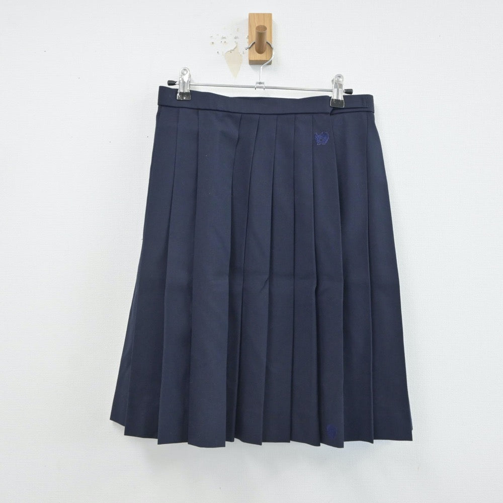 【中古】北海道 函館西高等学校 女子制服 2点（セーラー服・スカート）sf017057