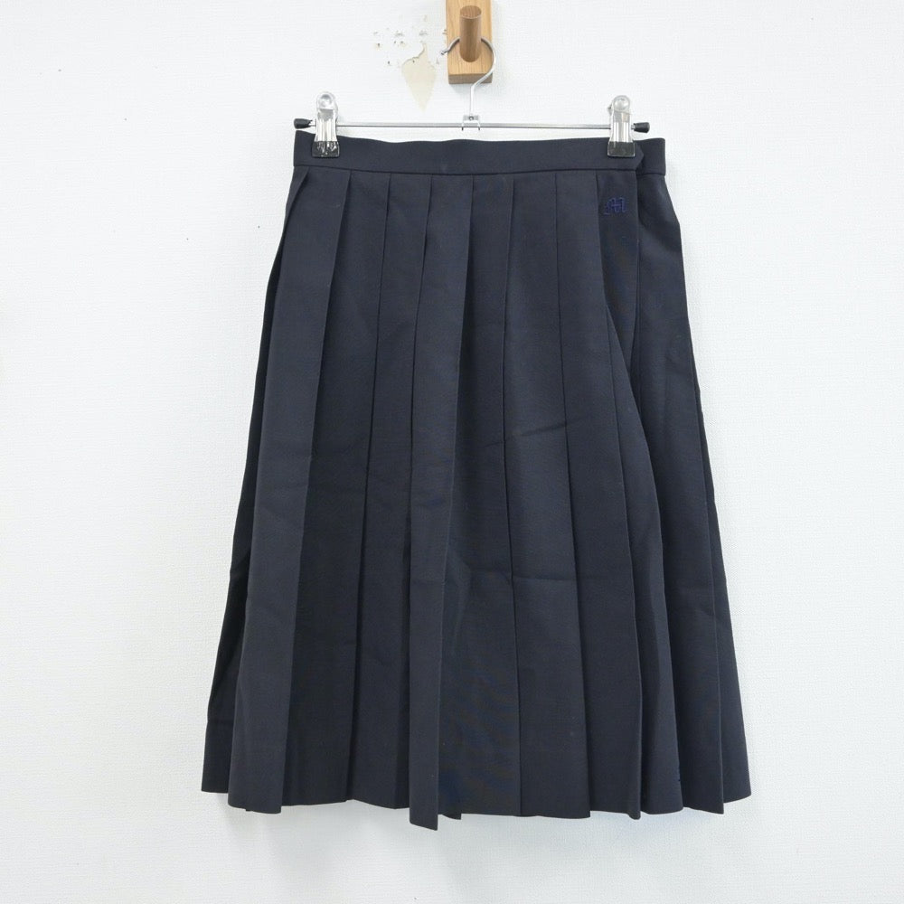 【中古】岐阜県 本巣松陽高等学校 女子制服 2点（ニットベスト・スカート）sf017058