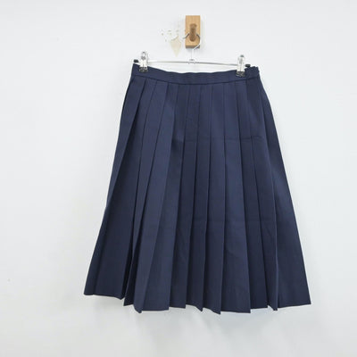 【中古】兵庫県 笹原中学校 女子制服 2点（シャツ・スカート）sf017065