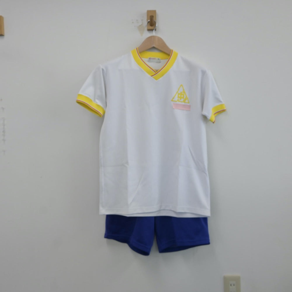 【中古】富山県 堀川中学校 女子制服 3点（体操服 上・体操服 下）sf017069