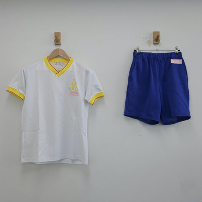 【中古】富山県 堀川中学校 女子制服 3点（体操服 上・体操服 下）sf017069