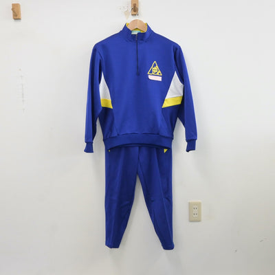 【中古】富山県 堀川中学校 女子制服 2点（ジャージ 上・ジャージ 下）sf017070