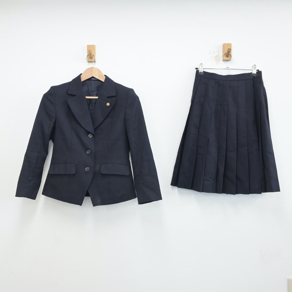 【中古】岐阜県 本巣松陽高等学校 女子制服 4点（ブレザー・スカート）sf017073