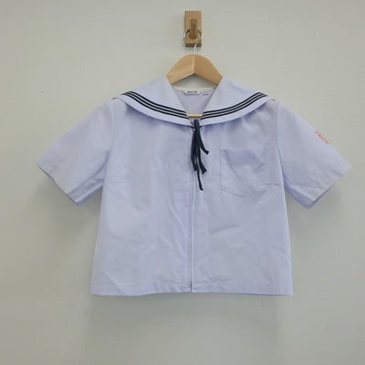 【中古】富山県 堀川中学校 女子制服 3点（セーラー服・スカート）sf017077