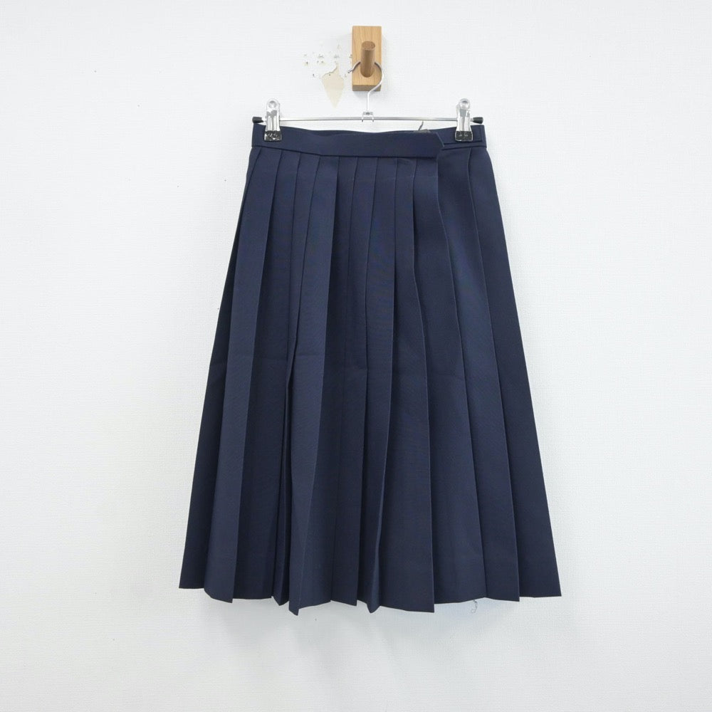 【中古】富山県 堀川中学校 女子制服 3点（セーラー服・スカート）sf017077