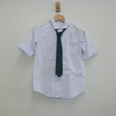 【中古】山形県 米沢第五中学校 女子制服 3点（シャツ・スカート）sf017078