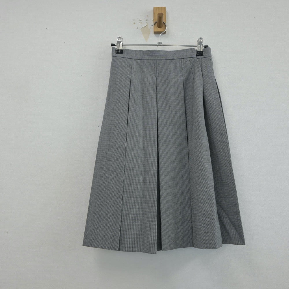 【中古】山形県 米沢第五中学校 女子制服 3点（シャツ・スカート）sf017078