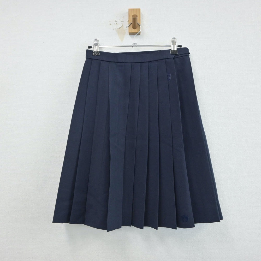 【中古】北海道 函館西高等学校 女子制服 3点（セーラー服・スカート）sf017080