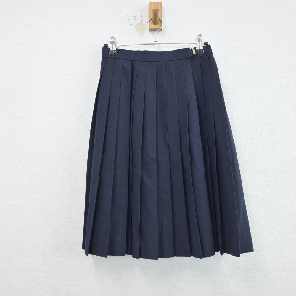 【中古】愛知県 八幡中学校 女子制服 2点（セーラー服・スカート）sf017086