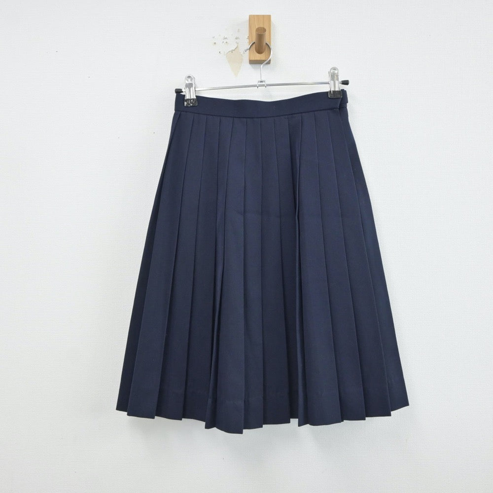 【中古】愛知県 八幡中学校 女子制服 3点（セーラー服・スカート）sf017095