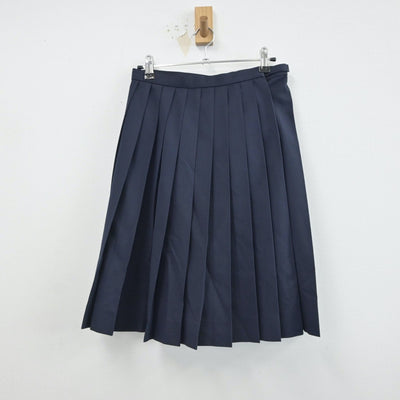 【中古】秋田県 秋田西中学校 女子制服 3点（セーラー服・スカート）sf017098