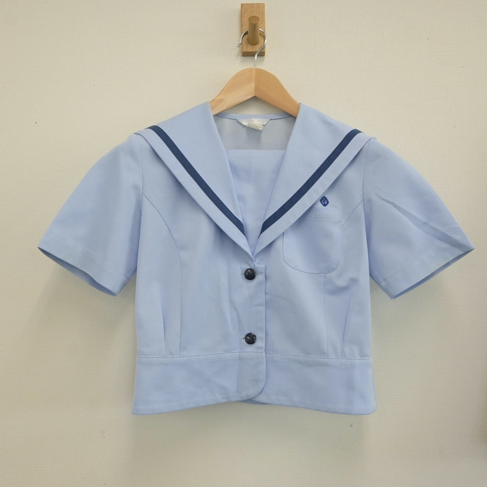 【中古】秋田県 金足農業高等学校 女子制服 2点（セーラー服・スカート）sf017099