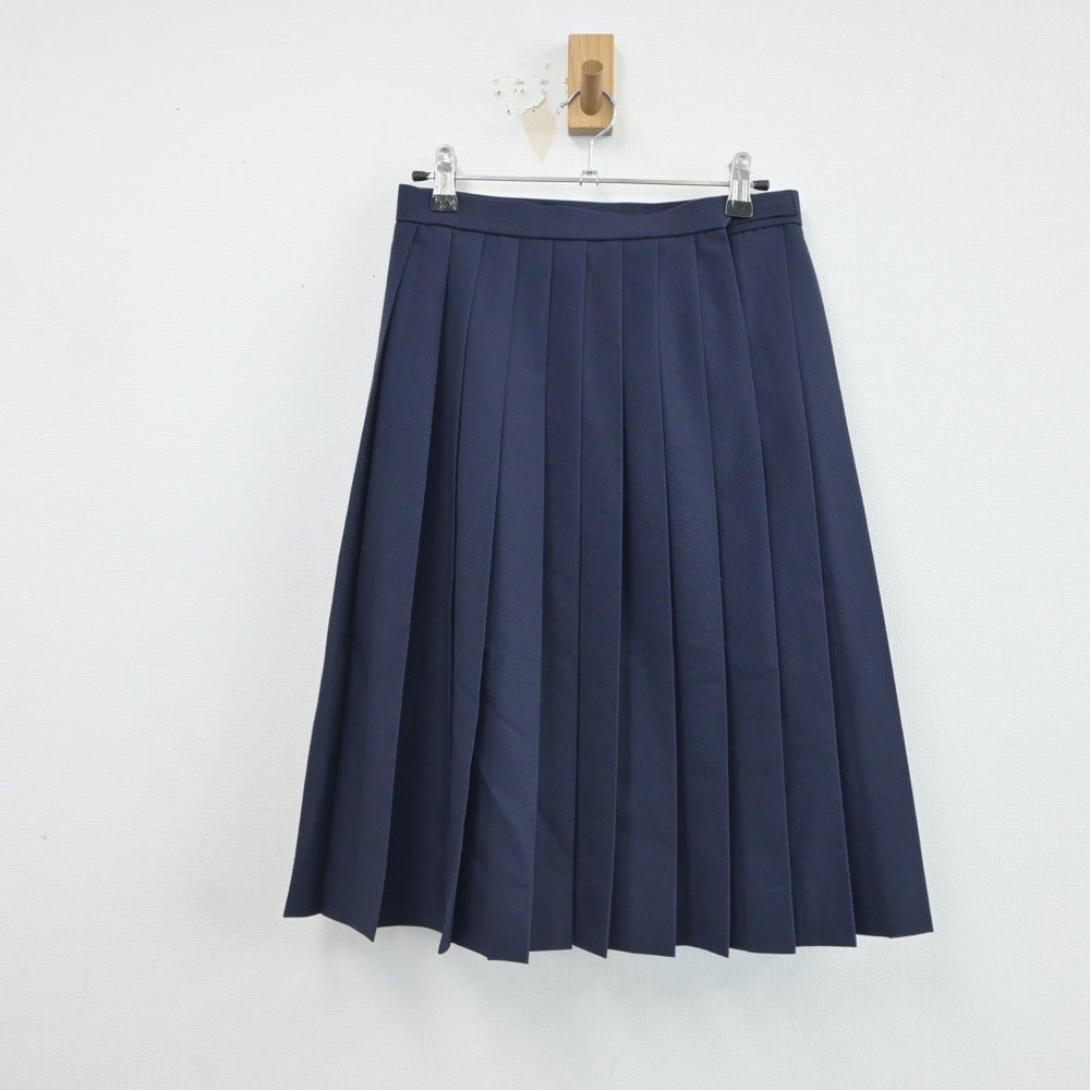 【中古】青森県 平川市立尾上中学校 女子制服 2点（セーラー服・スカート）sf017128