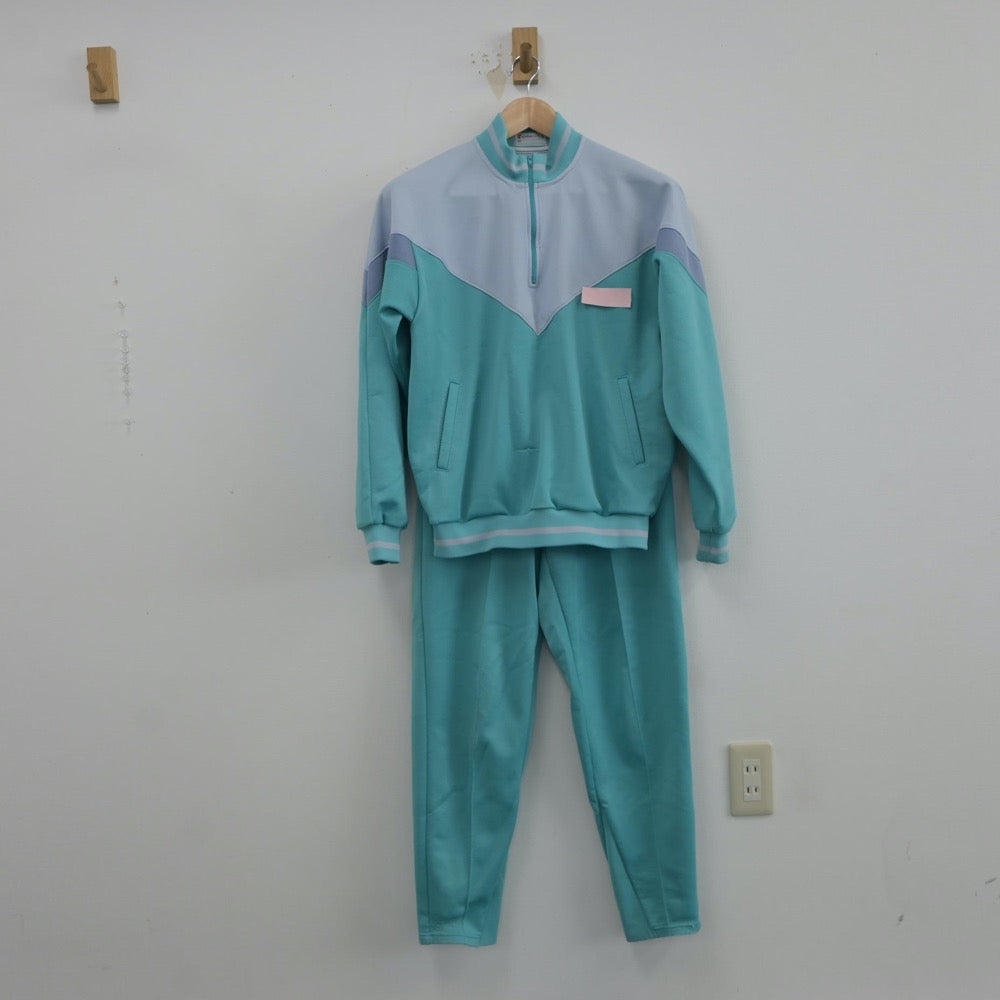 【中古】青森県 平川市立尾上中学校 女子制服 2点（ジャージ 上・ジャージ 下）sf017131