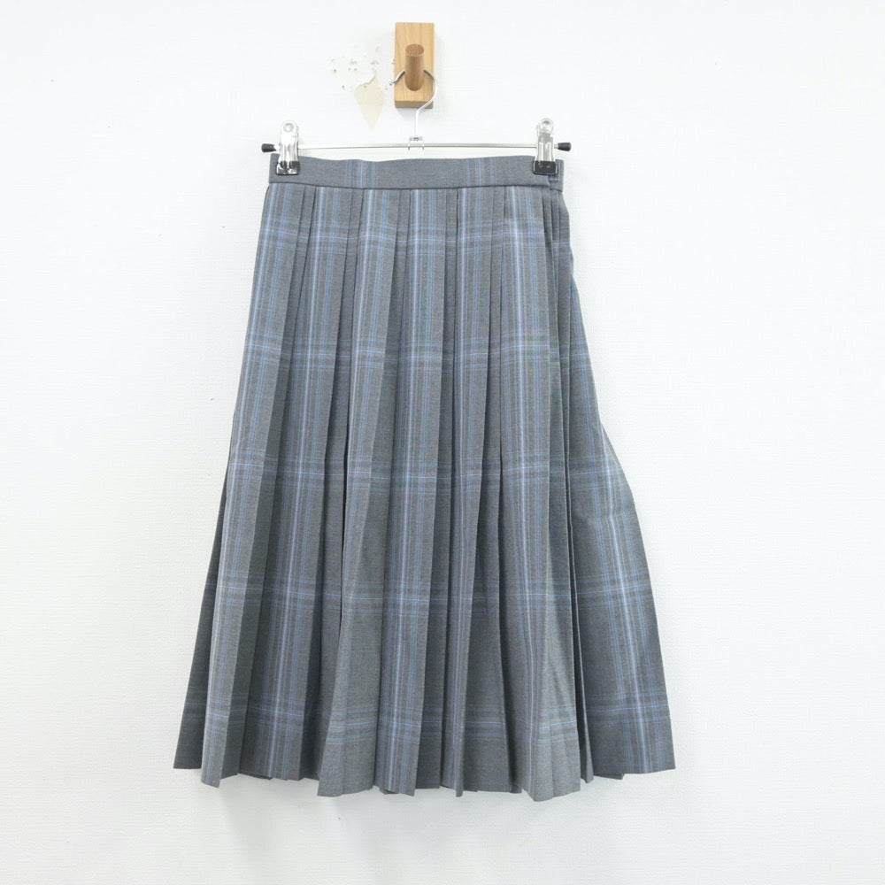 【中古】東京都 京華商業高等学校 女子制服 7点（シャツ・ニットベスト・スカート）sf017142