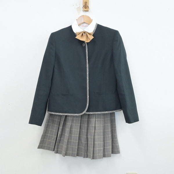中古制服】新潟県 中越高等学校 女子制服 5点（ブレザー・シャツ