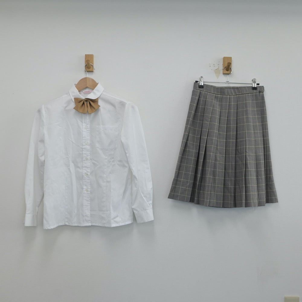 中古制服】新潟県 中越高等学校 女子制服 5点（ブレザー・シャツ