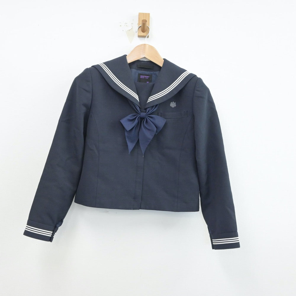 【中古】福井県 北陸学園北陸高等学校 女子制服 3点（ブレザー・セーラー服）sf017156