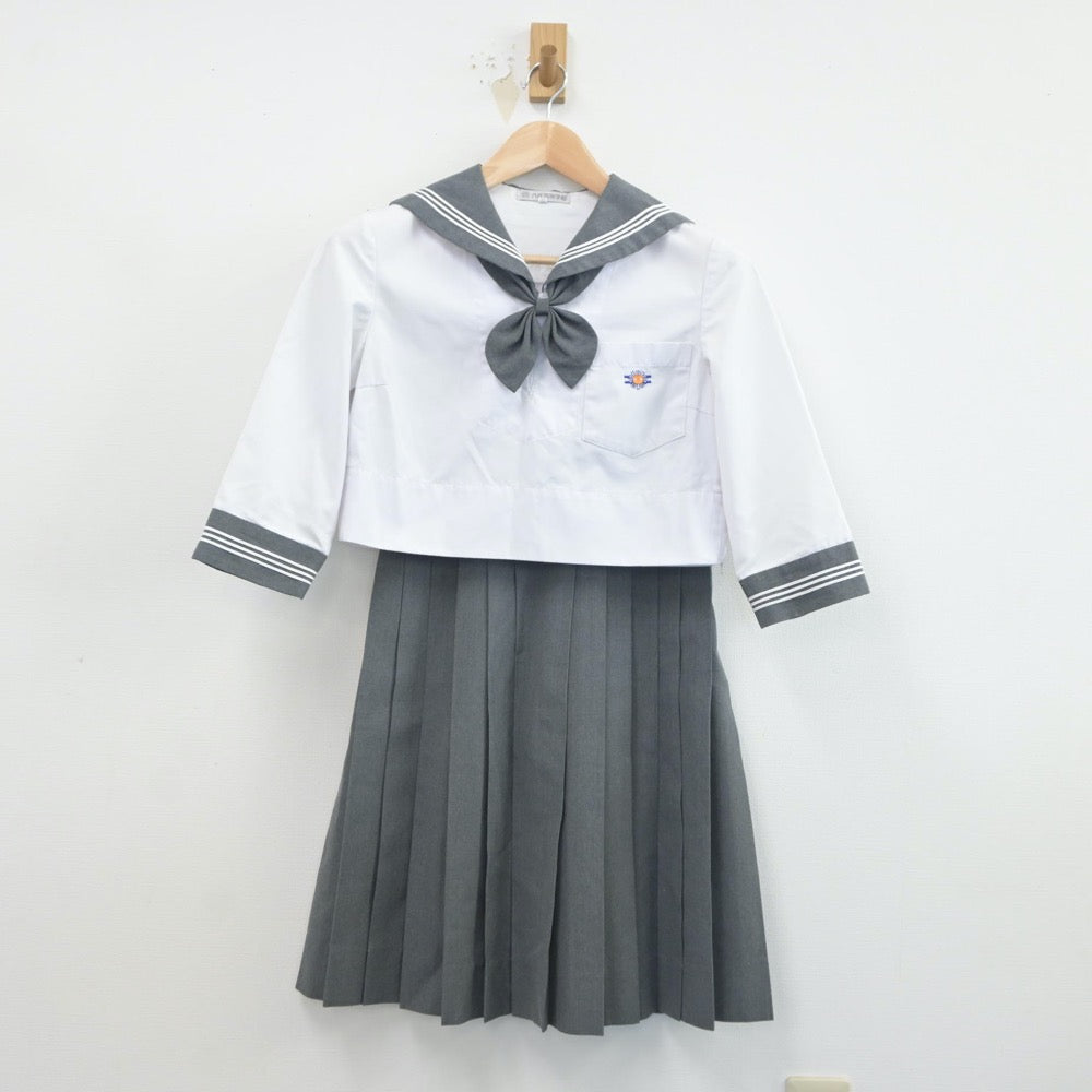 【中古】熊本県 八代高等学校 女子制服 3点（スカート・スカート）sf017160