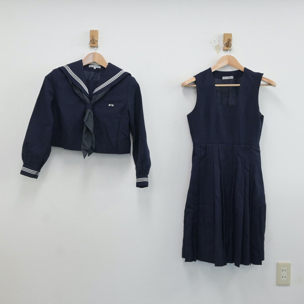 中古制服】熊本県 八代高等学校 女子制服 3点（セーラー服・ジャンパースカート）sf017161【リサイクル学生服】 | 中古制服通販パレイド