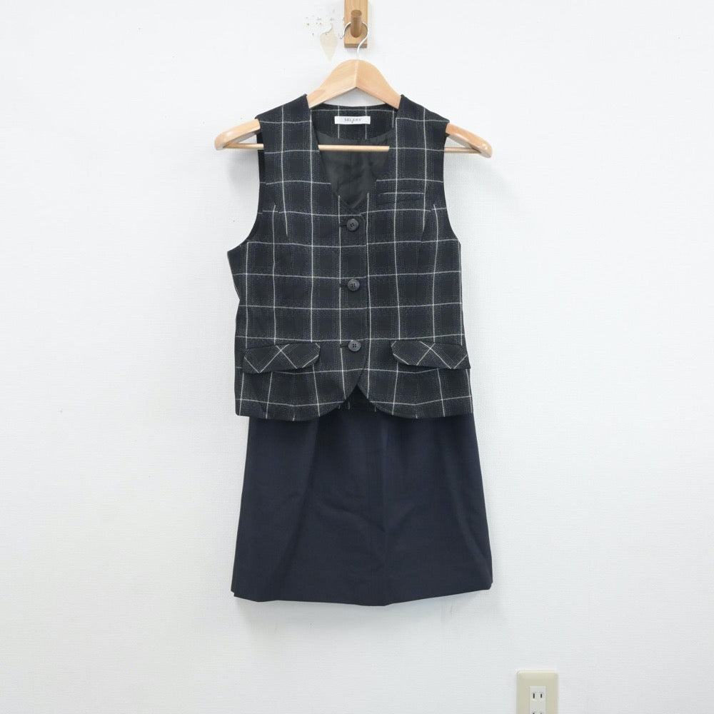 【中古】会社制服 事務服 2点 sf017173