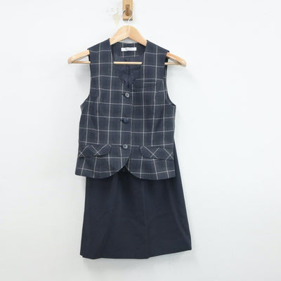 【中古】会社制服 事務服 2点 sf017174