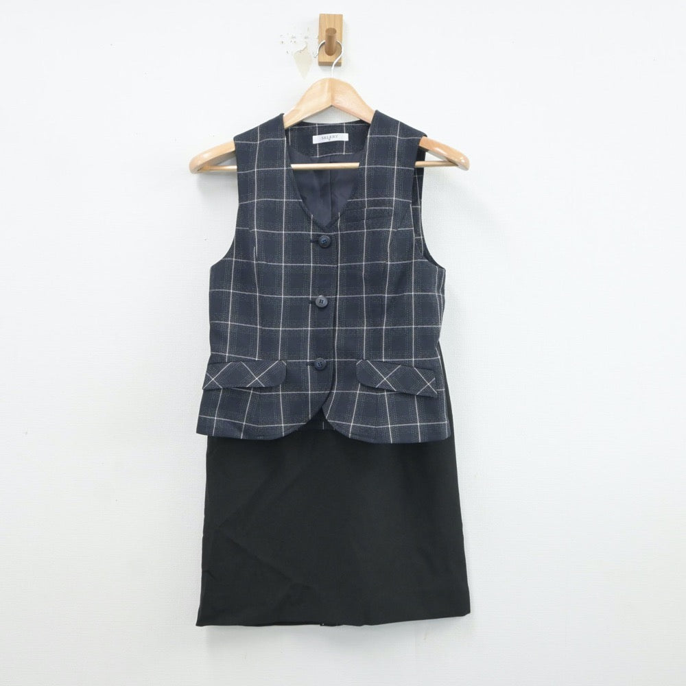 【中古】会社制服 事務服 2点 sf017177