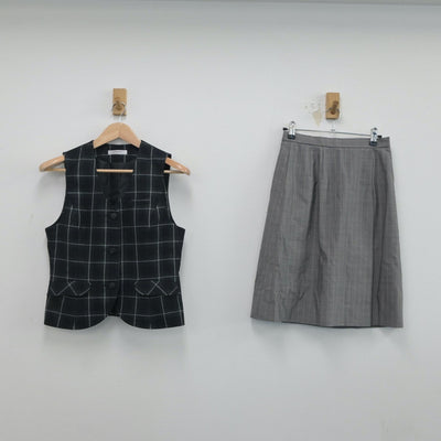 【中古】会社制服 事務服 2点 sf017178