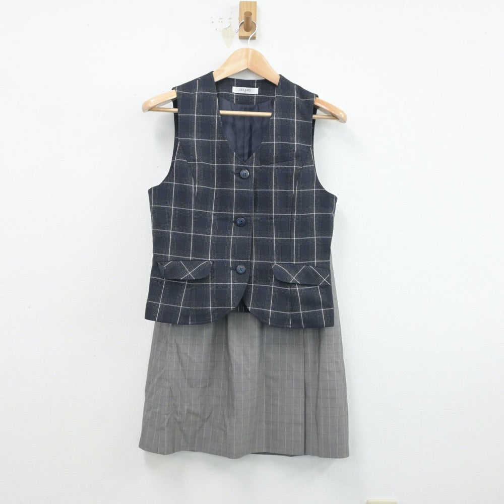 【中古】会社制服 事務服 2点 sf017179