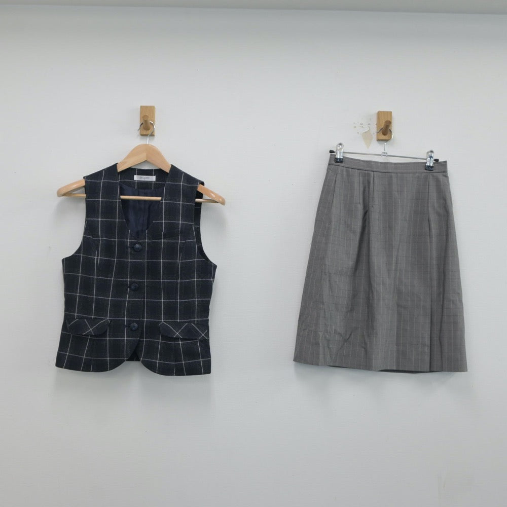 【中古】会社制服 事務服 2点 sf017179