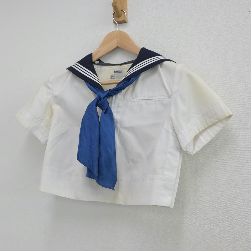 【中古】東京都 東京女学館中学校・高等学校 女子制服 2点（セーラー服）sf017186