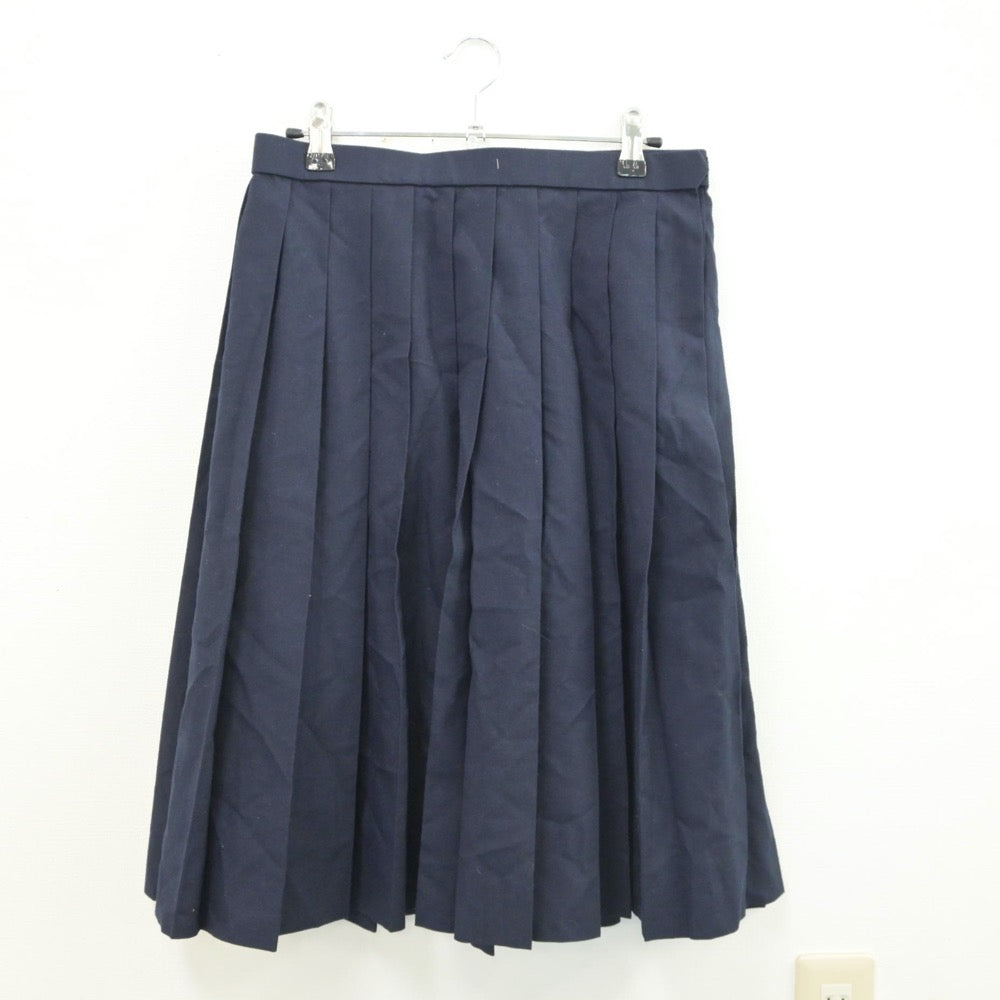 【中古】福島県 本宮第二中学校 女子制服 3点（セーラー服・スカート）sf017193