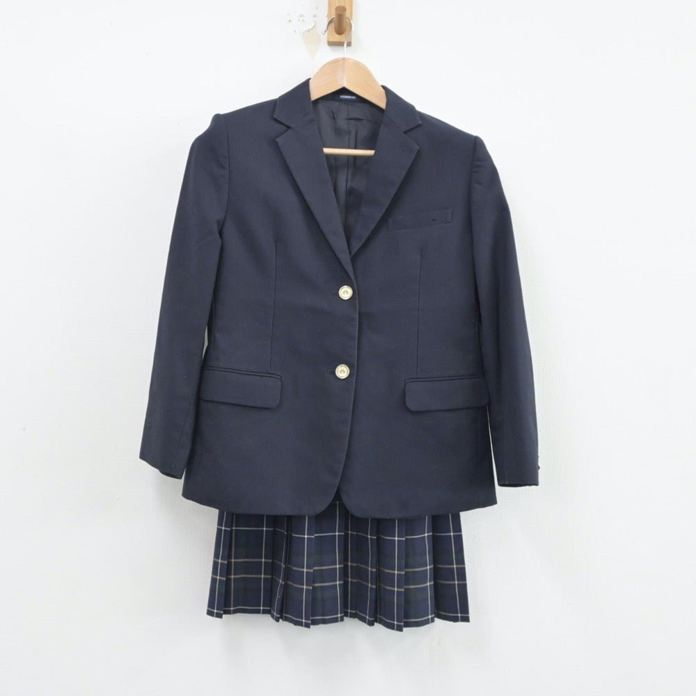 【中古】宮城県 大郷中学校 女子制服 3点（ブレザー・スカート）sf017208