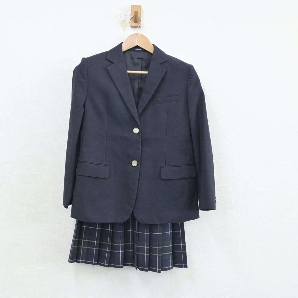 【中古】宮城県 大郷中学校 女子制服 3点（ブレザー・スカート）sf017209