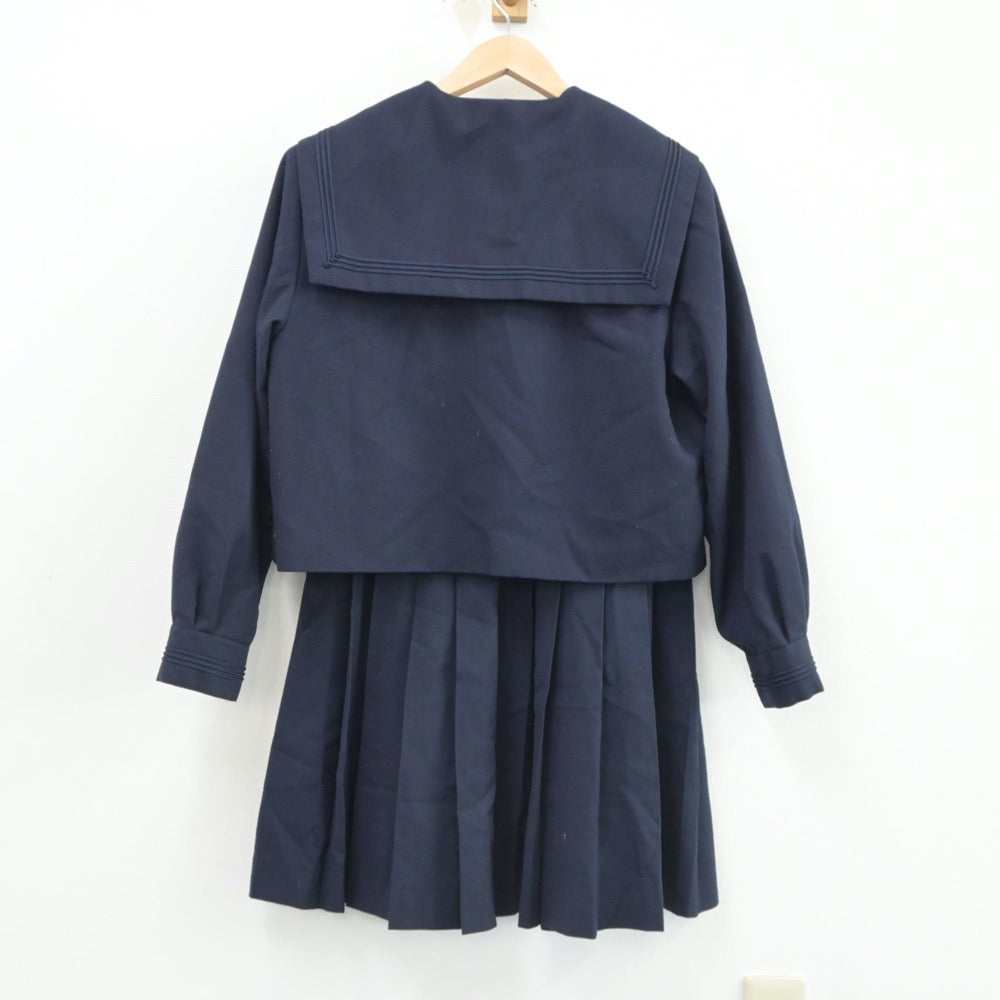 【中古】北海道 七飯中学校 女子制服 3点（セーラー服・スカート）sf017210