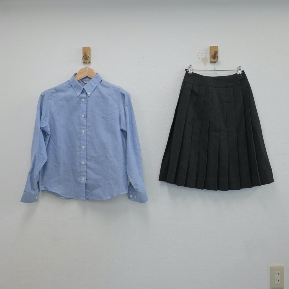 【中古】石川県 向陽高等学校 女子制服 4点（ブレザー・シャツ・ニット・スカート）sf017217