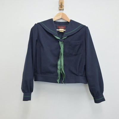 【中古】石川県 内灘中学校 女子制服 3点（セーラー服・スカート）sf017219