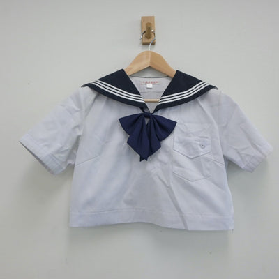 【中古】福岡県 精華女子高等学校 女子制服 3点（セーラー服・ジャンパースカート）sf017225