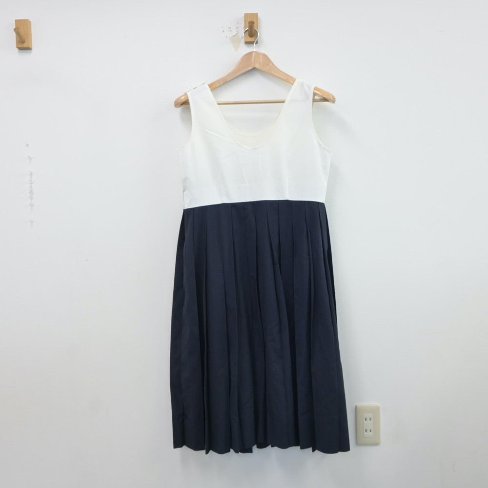 【中古】福岡県 精華女子高等学校 女子制服 3点（セーラー服・ジャンパースカート）sf017225