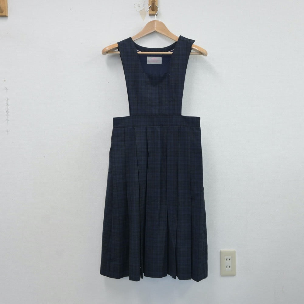 【中古】 学校名不明 女子制服 1点（ジャンパースカート）sf017228