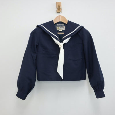 【中古】和歌山県 星林高等学校 女子制服 3点（セーラー服・スカート）sf017232