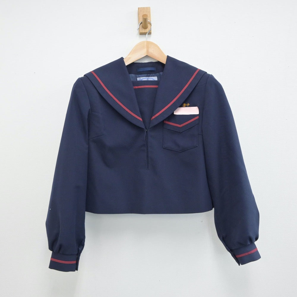 中古制服】宮崎県 妻中学校 女子制服 2点(セーラー服・スカート 中古制服】宮崎県 妻中学校 女子制服 2点(セーラー服・スカート
