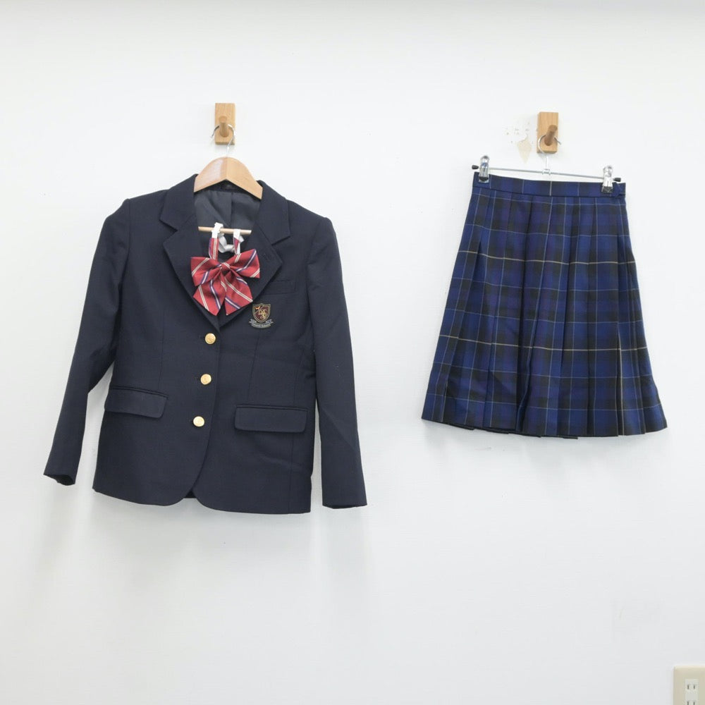 【中古】富山県 第一学院高等学校/通信制 女子制服 4点（ブレザー・スカート）sf017268