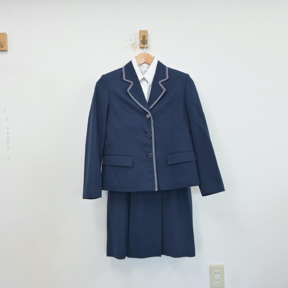 【中古】愛知県 千種高等学校 女子制服 3点（ブレザー・シャツ・スカート）sf017279