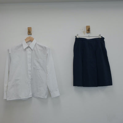 【中古】愛知県 千種高等学校 女子制服 3点（ブレザー・シャツ・スカート）sf017279