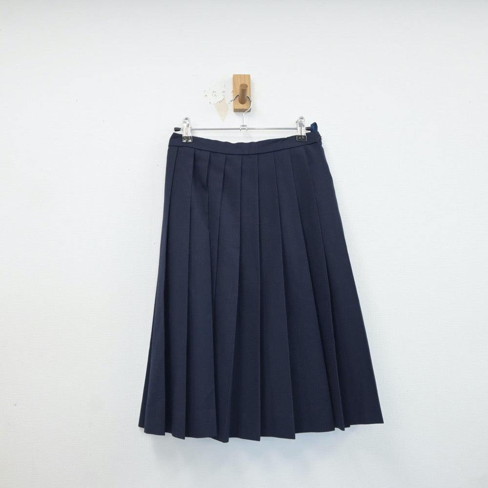 【中古】福島県 日和田中学校 女子制服 2点（セーラー服・スカート）sf017283